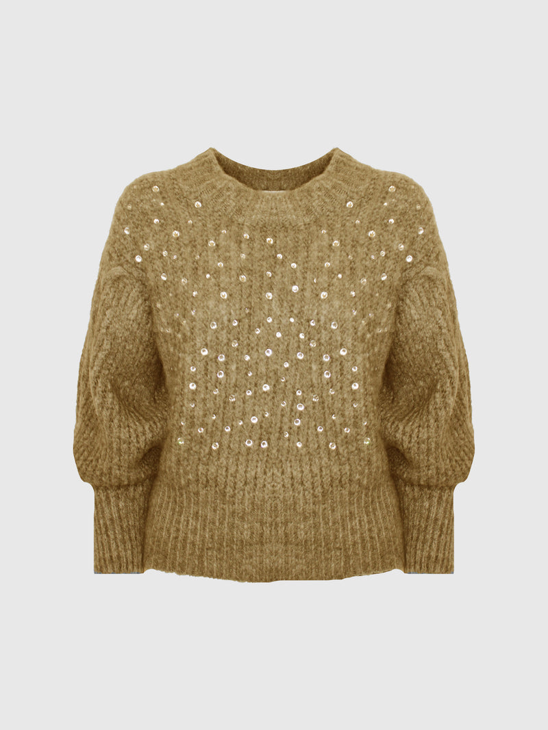 PULL OVER PIOGGIA STRASS CRYSTAL