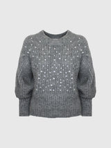 PULL OVER PIOGGIA STRASS CRYSTAL