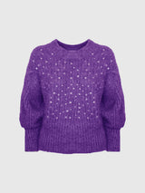 PULL OVER PIOGGIA STRASS CRYSTAL