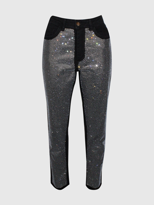 DENIM SKINNY FULL STRASS