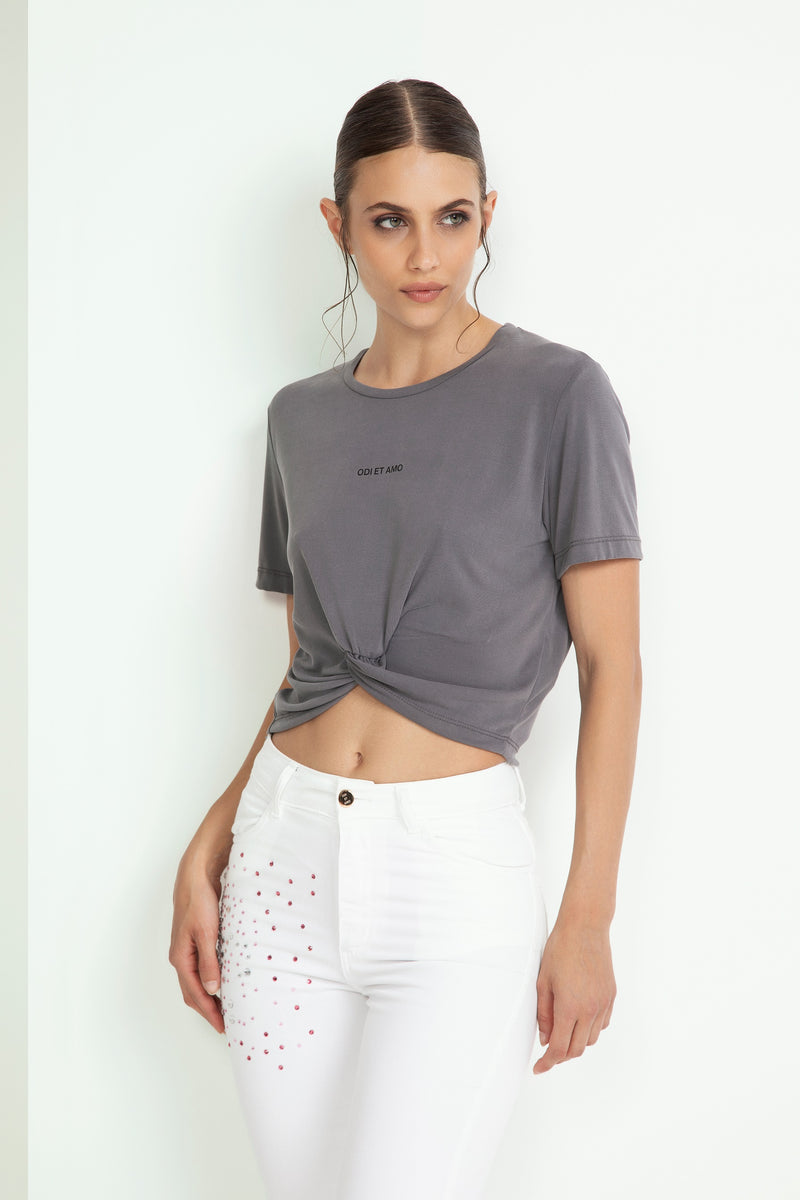 T‐SHIRT ICONIC MODAL NODO