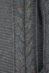 CAPPOTTO MAGLIA PIOGGIA STRASS ARCOBALENO