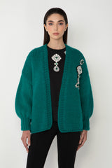 CARDIGAN APPL.GIOIELLO