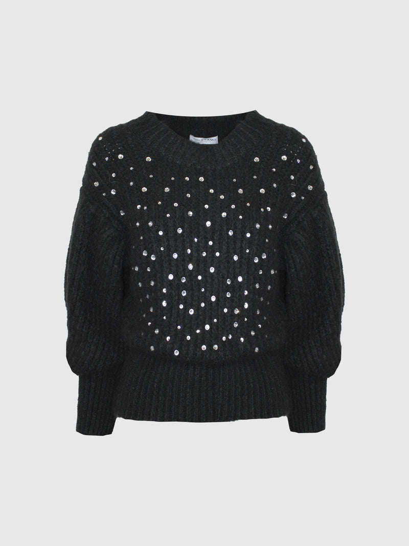 PULL OVER PIOGGIA STRASS CRYSTAL